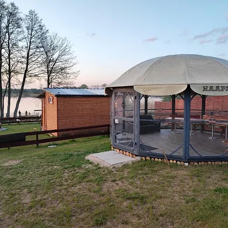 Nyaraló Siedlisko Nr 4e I 4f Nad Jeziorem Skarlinskim, Jezioro, Mazury, Letniskowe, Bania